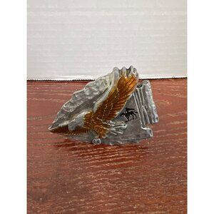 Cast Pewter Eagle Belt Buckle By Siskiyou Buckle Co. With Native American Spirit